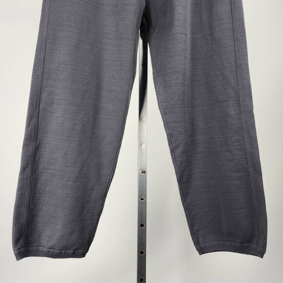 Babaton Grey Knit Cotton Jogger Pants Size L - Picture 5 of 8